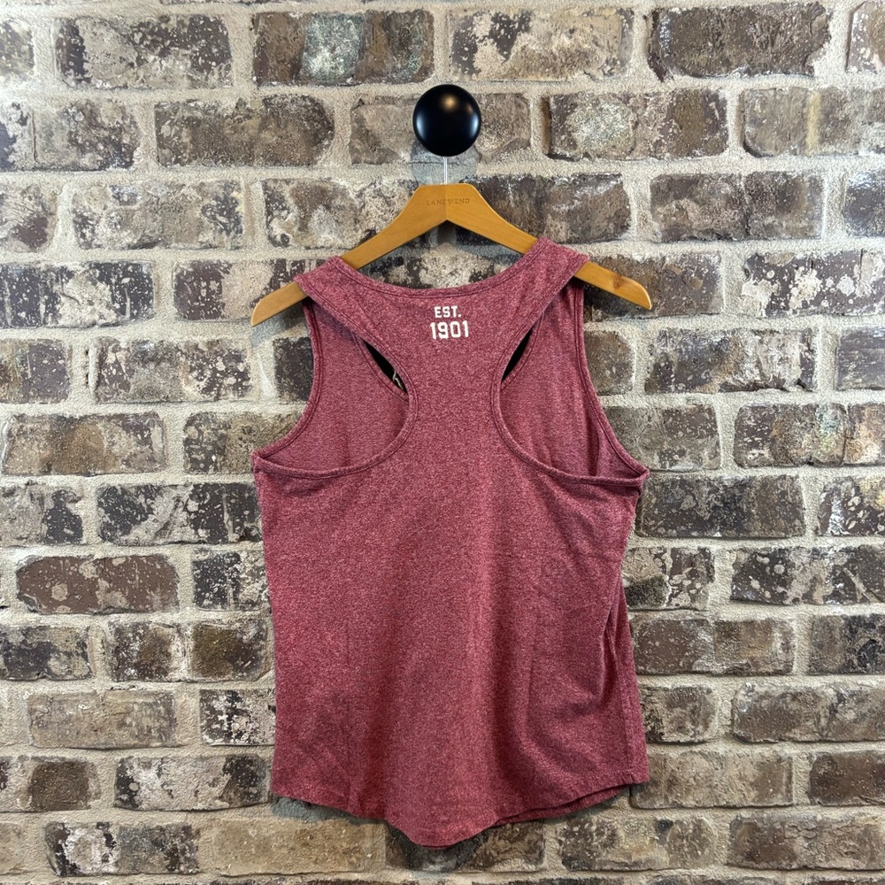 NWT Indian Motorcycle Heathered Maroon Racerback Tank Top Womens Sz M - Picture 6 of 7